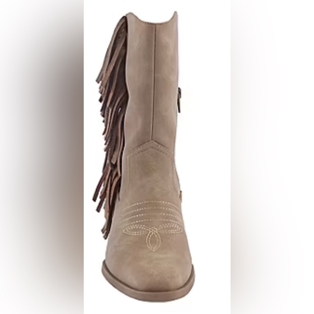 Pop Womens Korra Stacked Heel Cowboy Boots - Picture 3 of 8